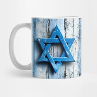 Shabby Chic Star of David Mug